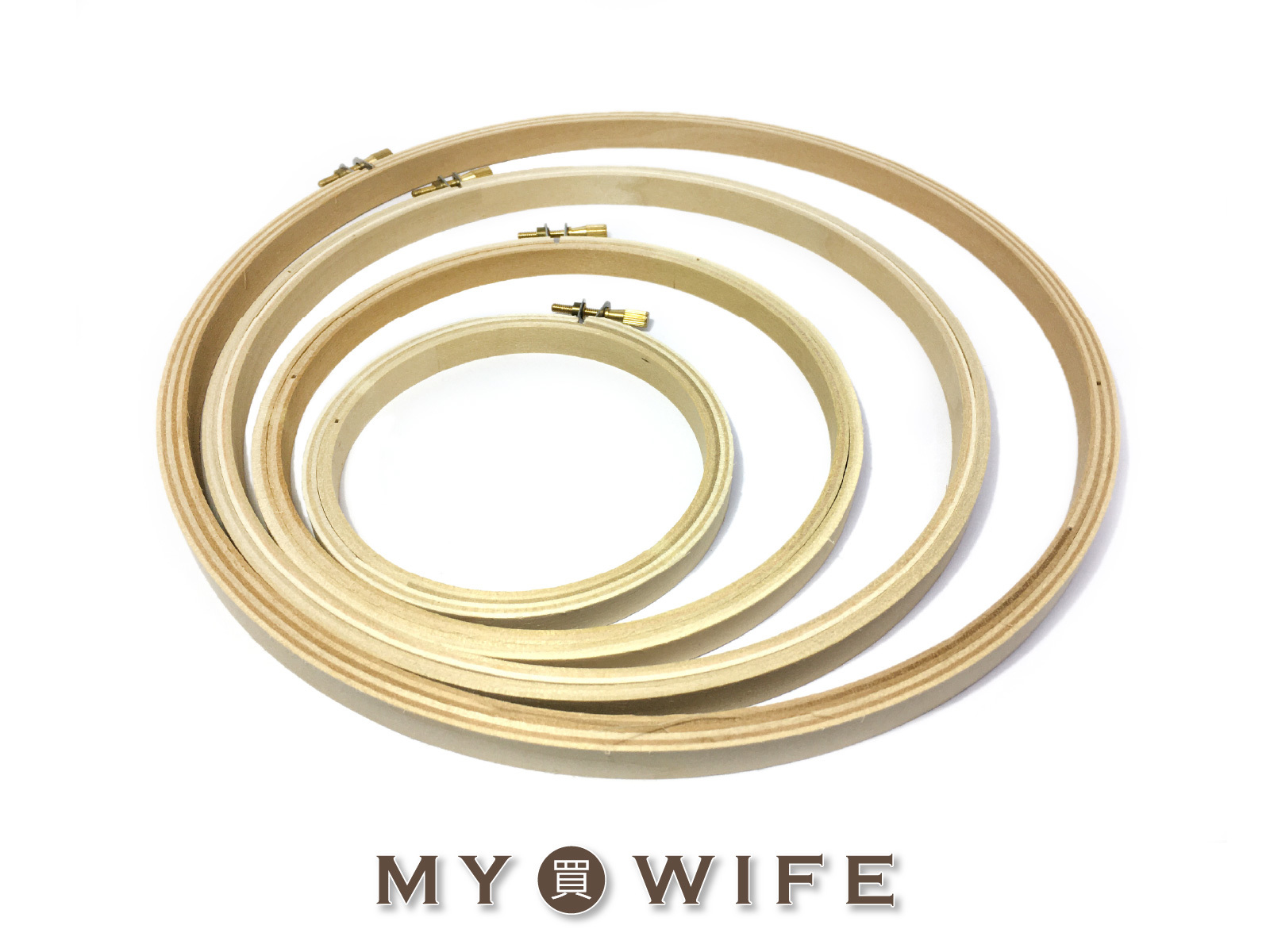 木質繡花框_刺繡/繡繃_4規格