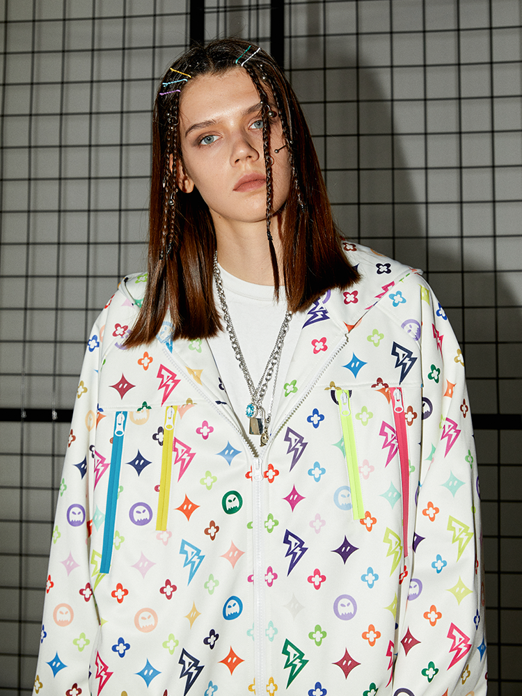 I DON‘T SMOKE 滿版 彩色 印花 圖像 外套 DONSMOKE Don’t Smoke