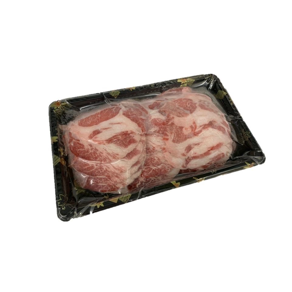 西班牙急凍伊比利亞黑毛豬極上梅肉心火鍋片-300克