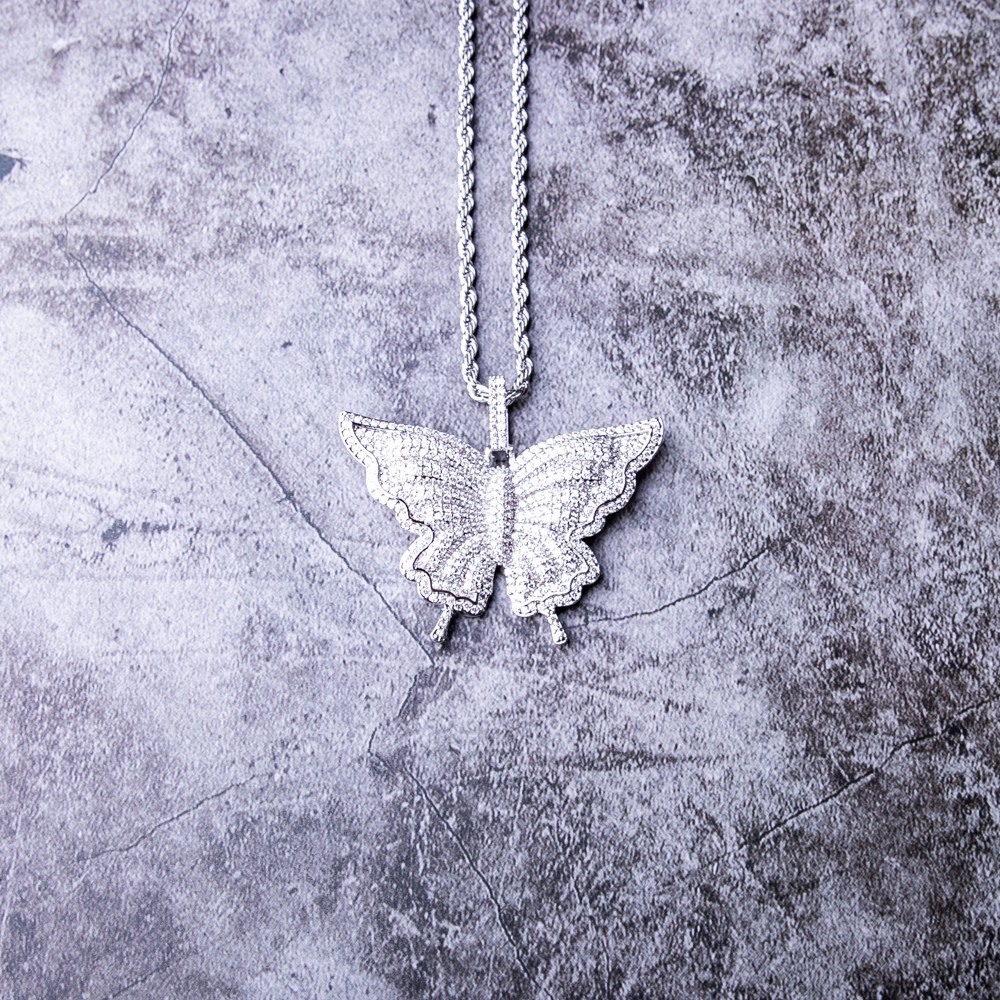 Double Layer Butterfly Necklace