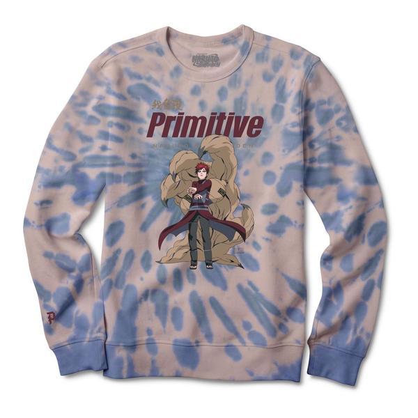 Primitiveskate X 火影忍者 聯名 GAARA 我愛羅 圖像 水洗 衛衣