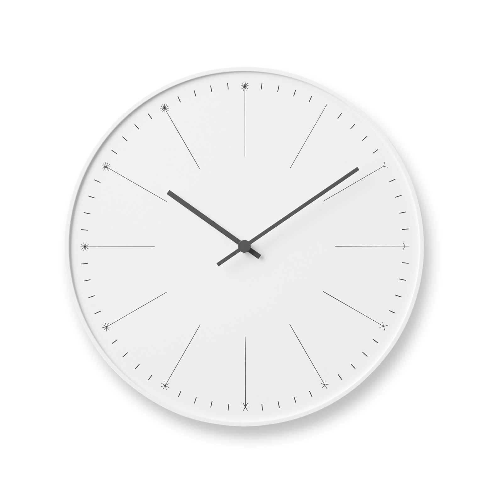 Dandelion 蒲公英時鐘 - 白 by Lemnos