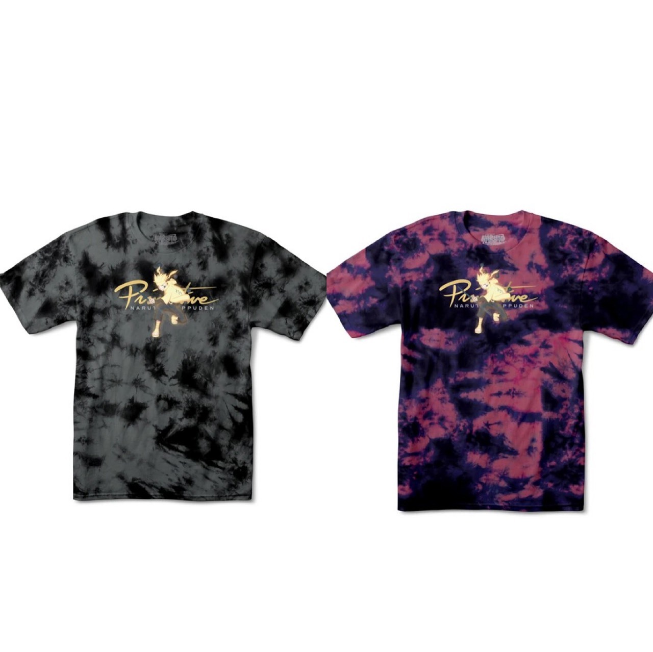 Primitiveskate X 火影忍者 聯名 九喇嘛 圖像 水洗 短T