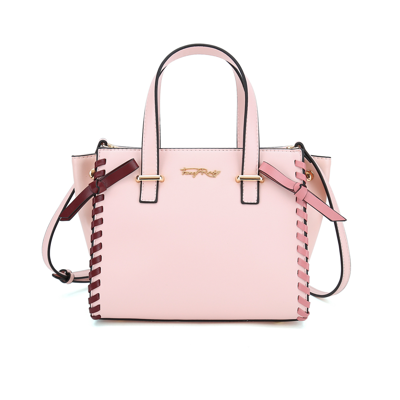 Fancy Bow Bow Top Handle Tote Bag