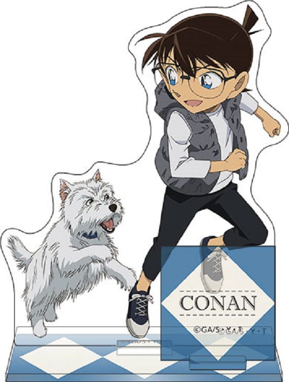 柯南日版壓克力人型立牌-寵物 柯南