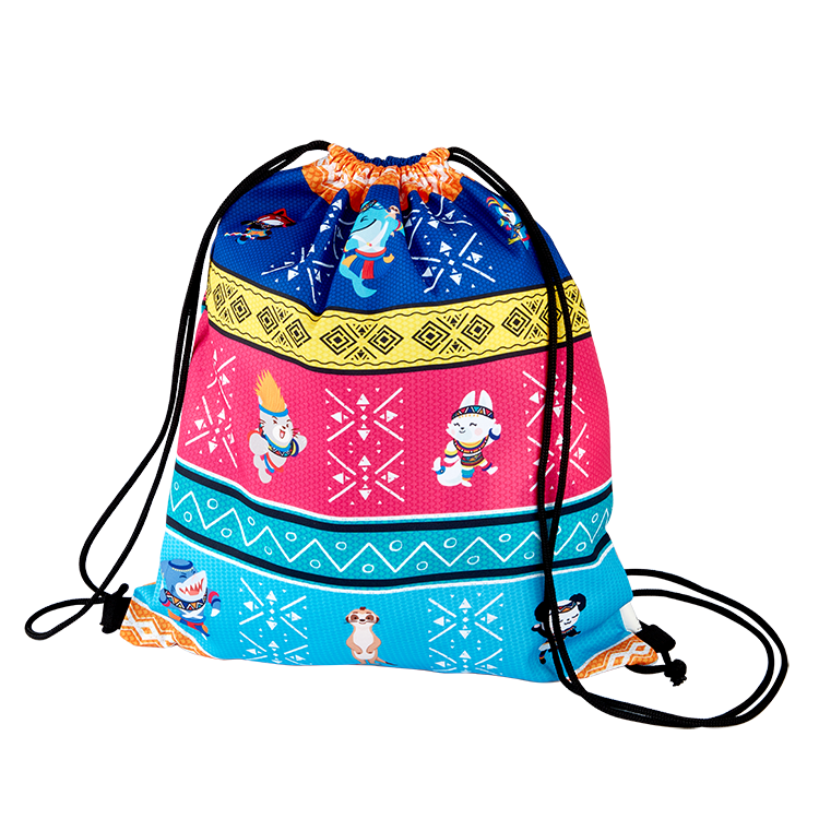 Whiskers and Friends with Meerkat String Bag