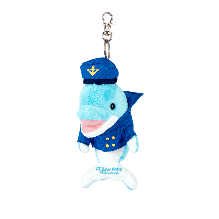 Sailor Dolphin Plush Keychain