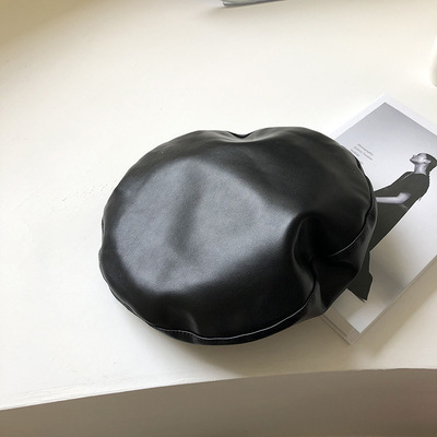 皮質貝雷帽/ 畫家帽 ( 8色)