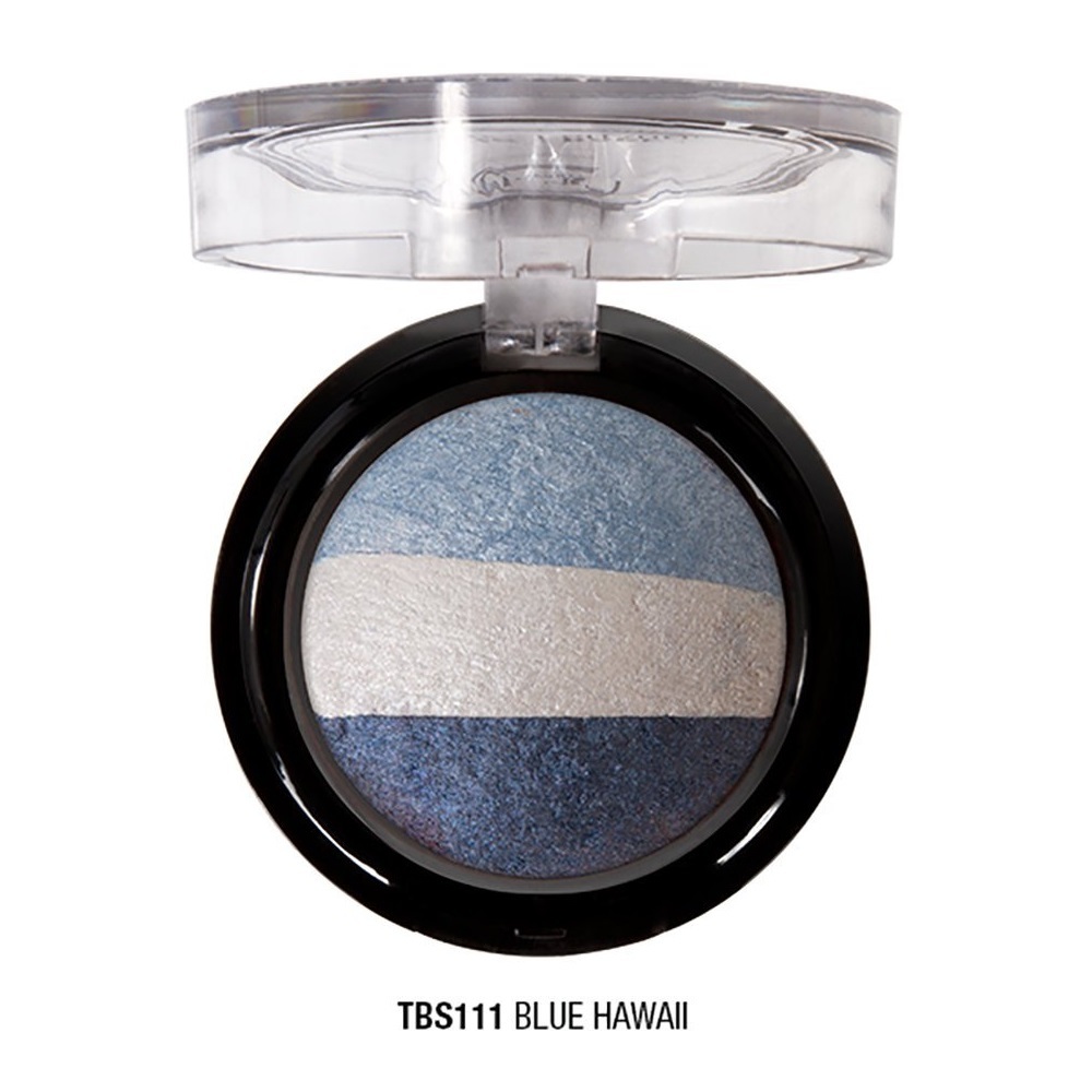 J.Cat Beauty - 皇冠晶璨三色眼影 #111 Blue Hawaii 5g