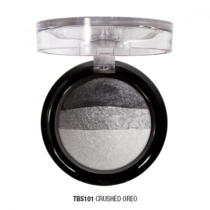 J.Cat Beauty - 皇冠晶璨三色眼影 #101 Crushed Oreo 5g