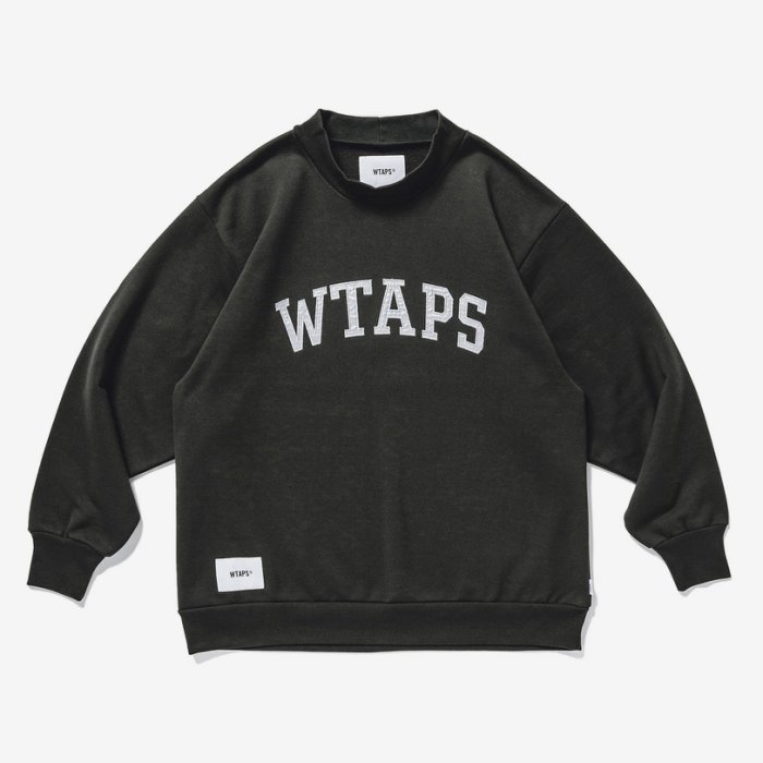 2020AW WTAPS COLLEGE MOCK NECK COPO 大學T LOGO 四色 現貨