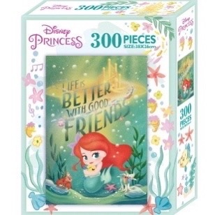 迪士尼公主300片盒裝拼圖─小美人魚