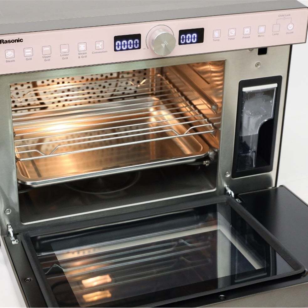 樂信 Rasonic  RSG-K26/P‧座檯式蒸氣焗爐 ‧26公升‧香港行貨,原廠1年保養‧
