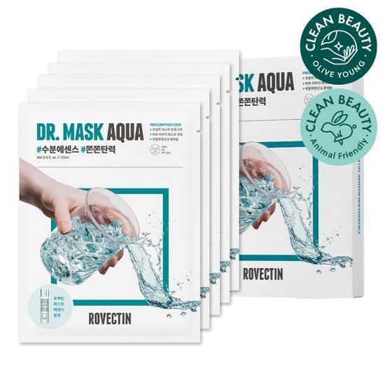 ROVENTIN Dr. Mask AQUA [5PCS]