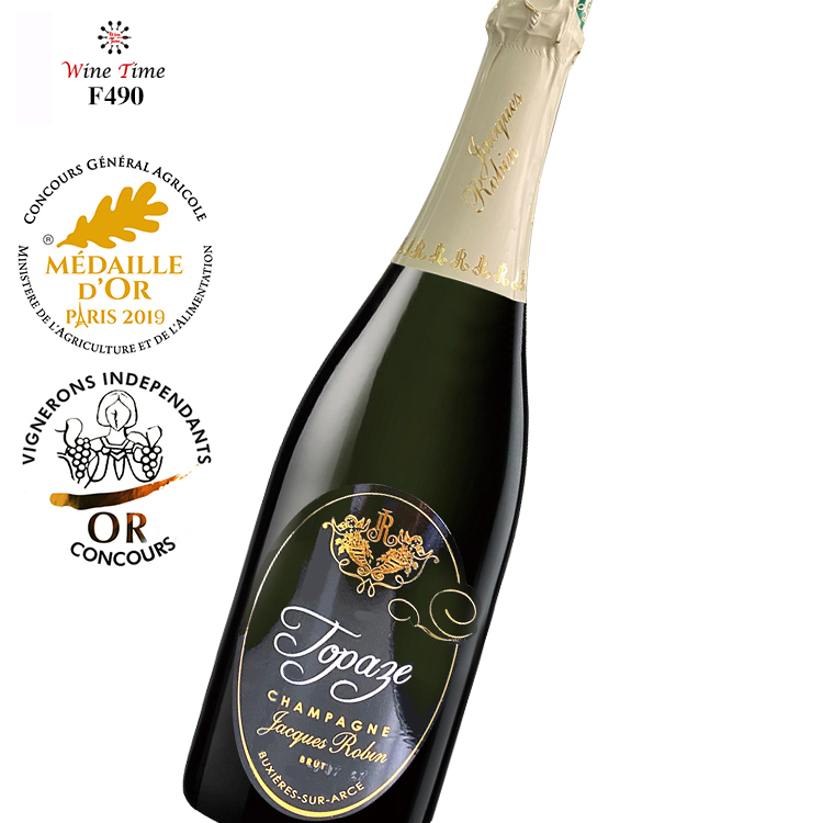 Jacques Robin Cuvée Topaze Brut Champagne NV |100% Chardonny|
