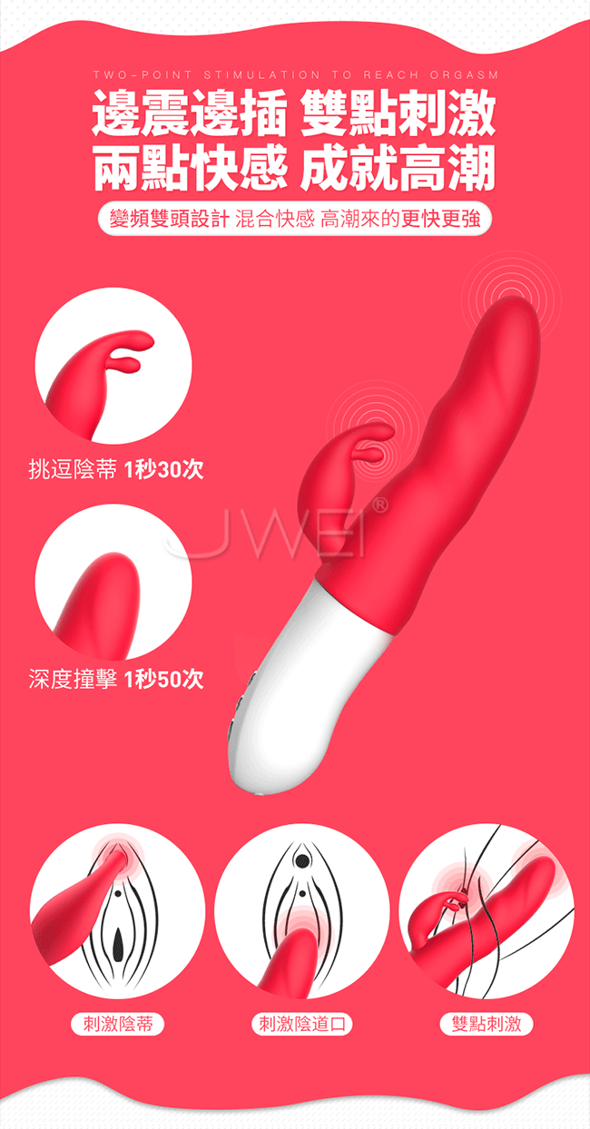 Mytoys MyBunny 歡愛精靈 變頻抽插全自動按摩棒使用方式