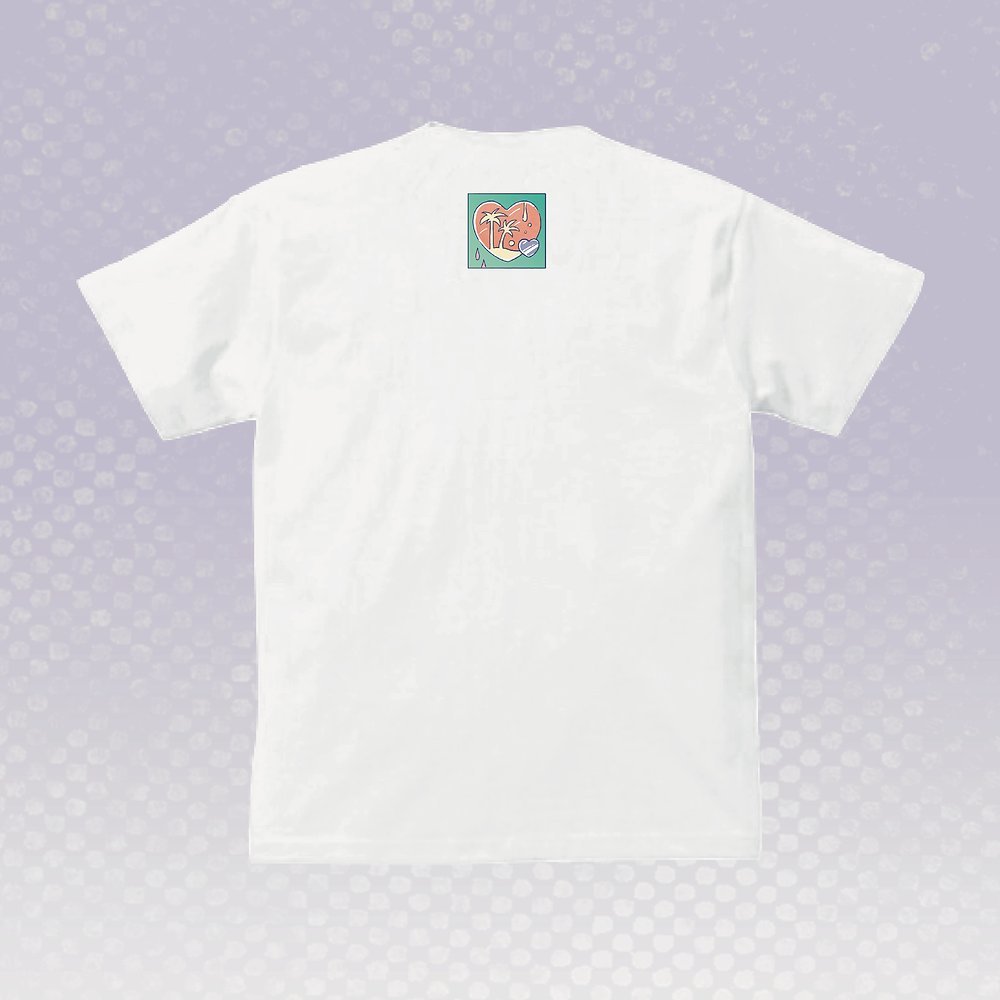 EVERFOR "幸運の淚顏" T-SHIRT（白）