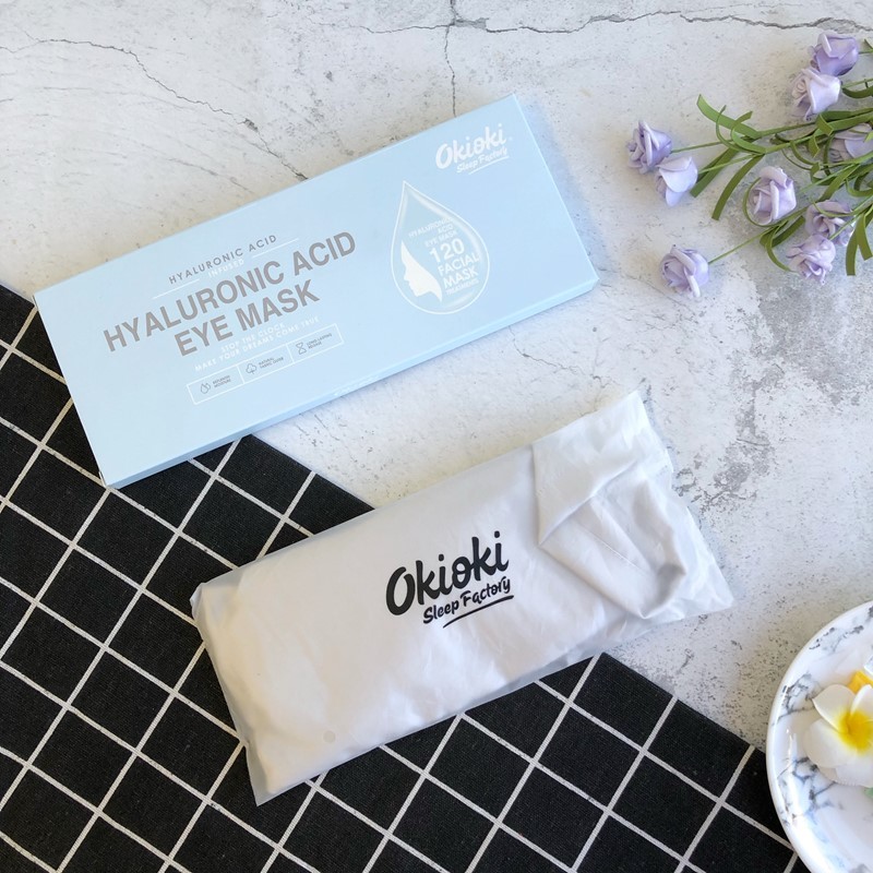Okioki - 玻尿酸美容眼罩(銀灰色)