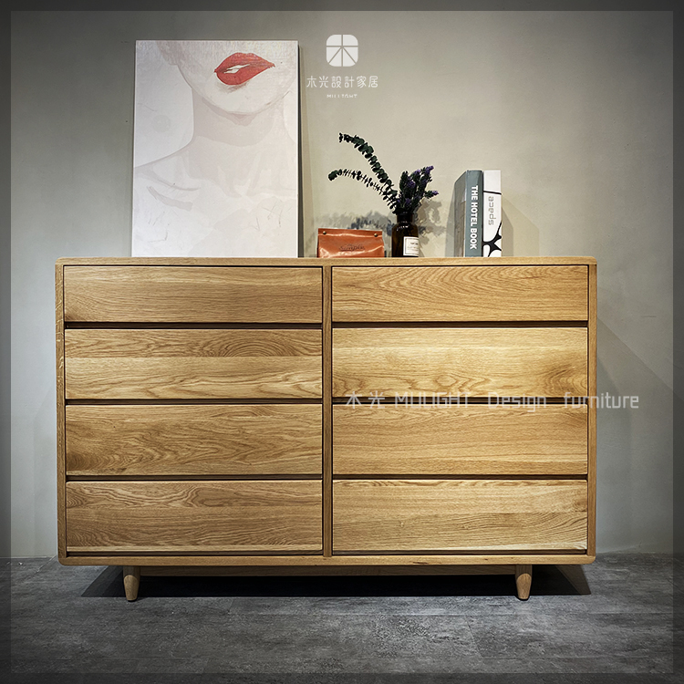 Esther-白橡木8格收納抽屜櫃|可訂製