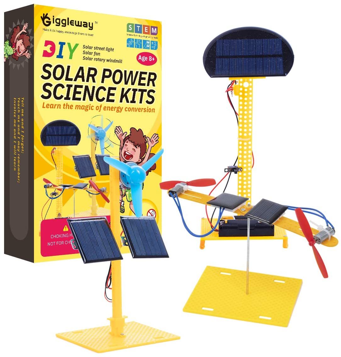Giggleway Solar Power Science Kits for Kids, DIY Circui
