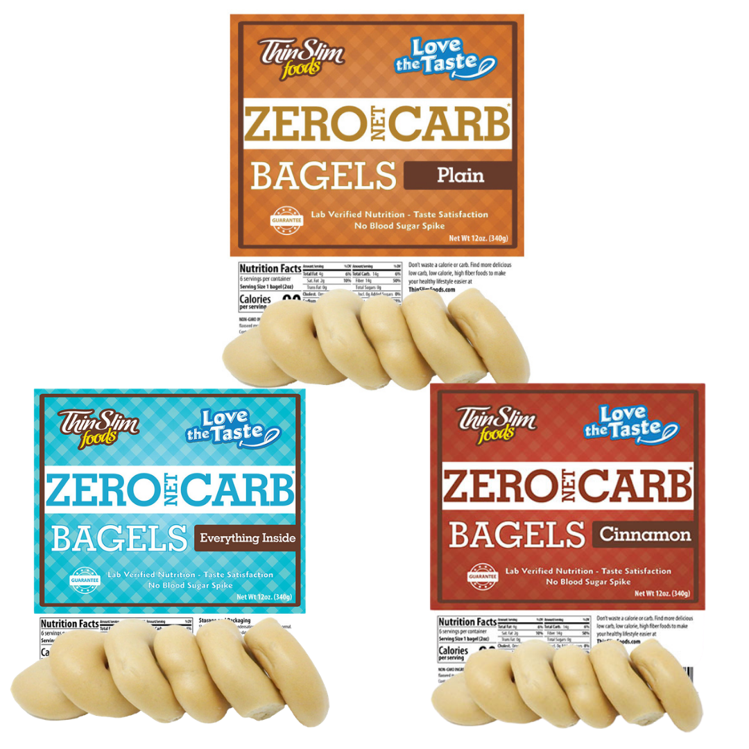 ThinSlim 零淨碳水貝果 (1袋6個) 340g