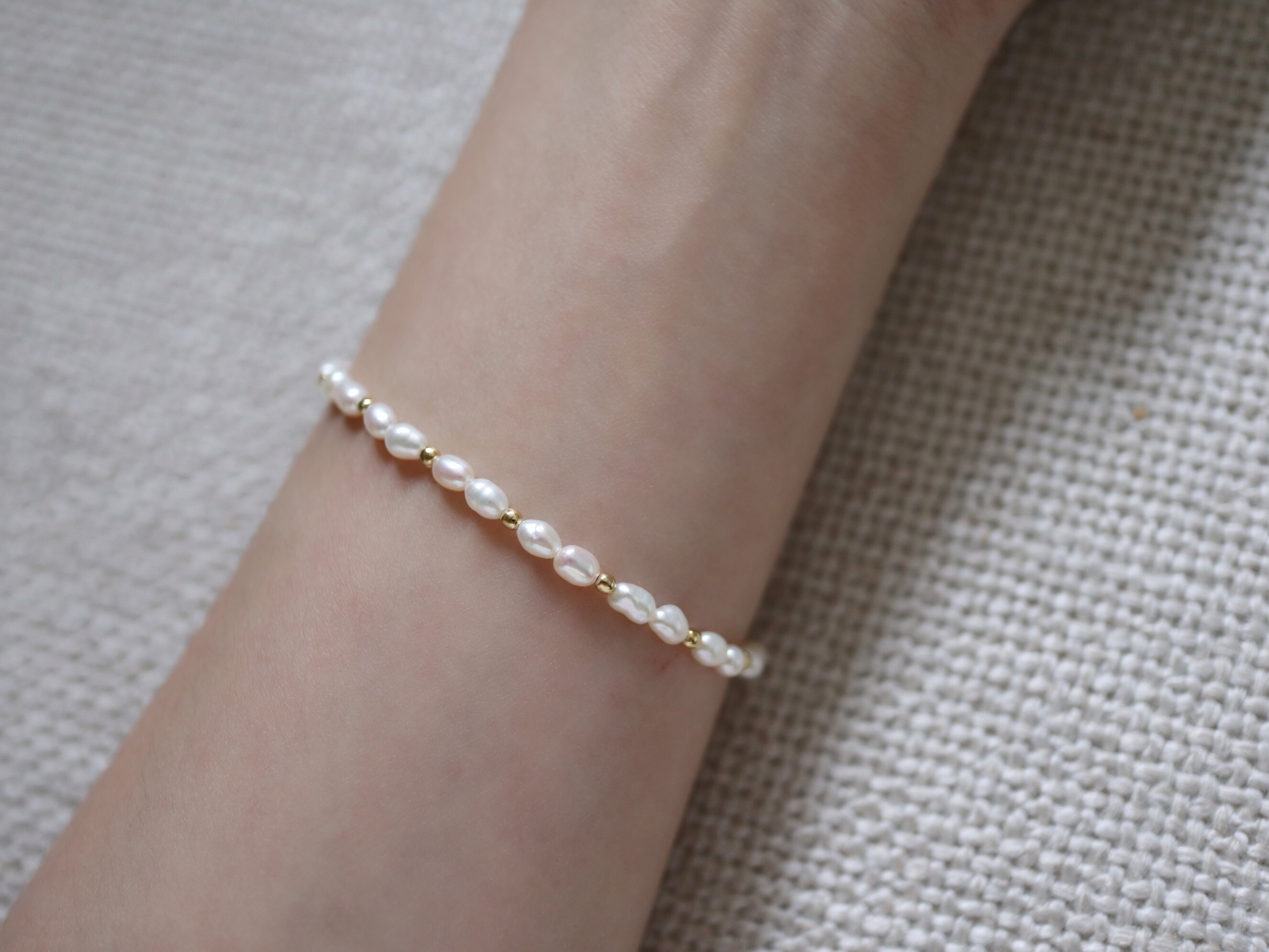 Beads Pearls Bracelet｜18K小金珍珠手鏈