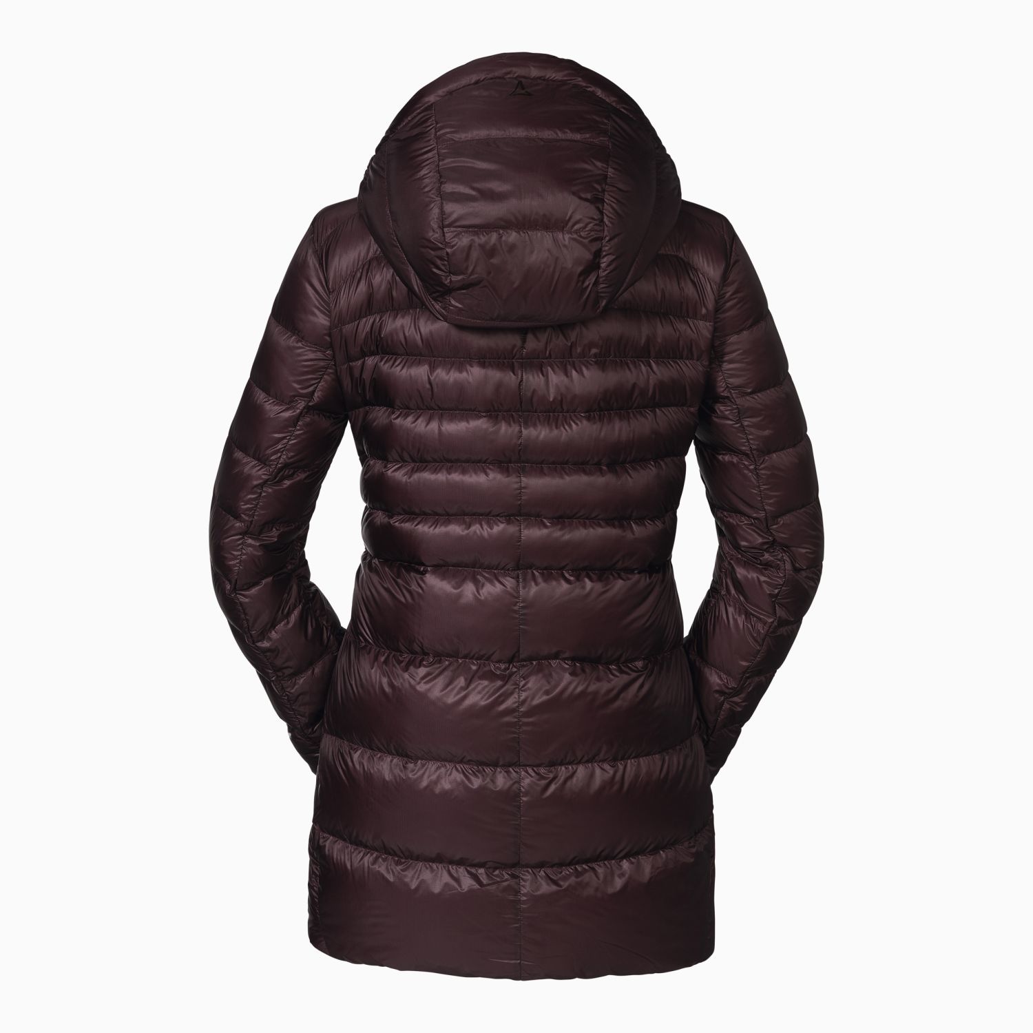 【Schoffel】女保暖透氣抗風雪羽絨連帽外套 / 0SL20-12807-棕紫紅