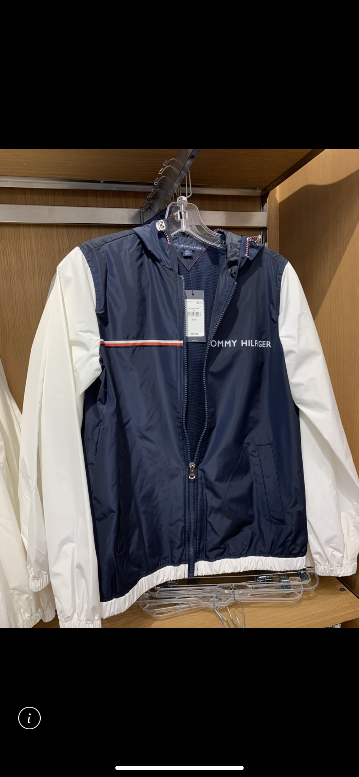 Tommy Hilfiger 女款 橫條字母Logo 連帽外套 防風外套 風衣