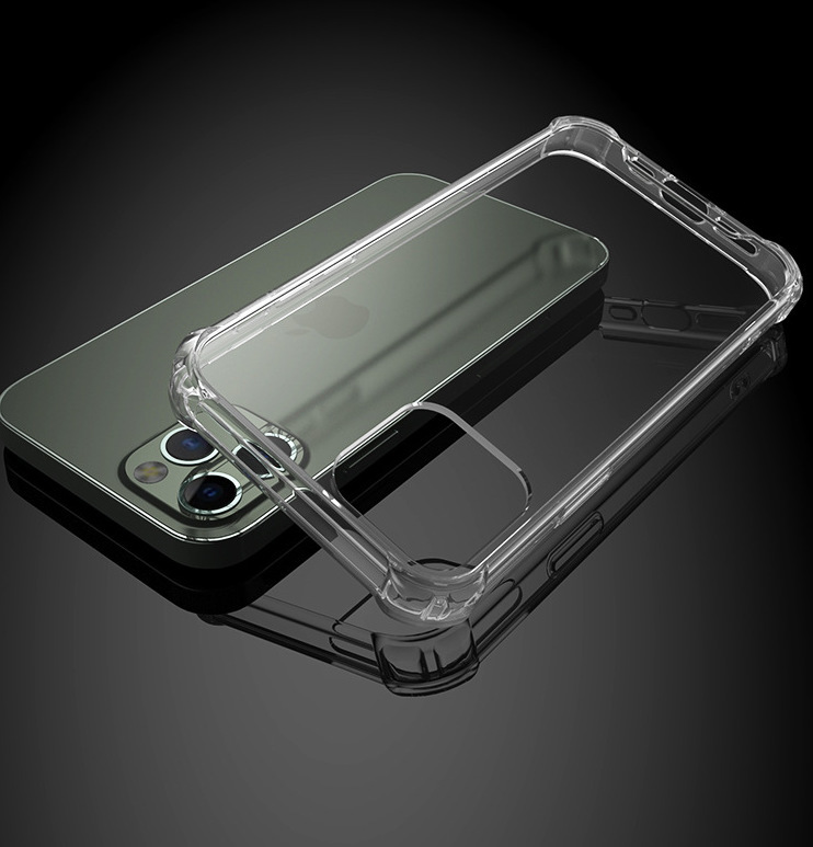 iPhone  【四角透明防摔殼】TPU+PC加強防摔，四角強化 全面保護