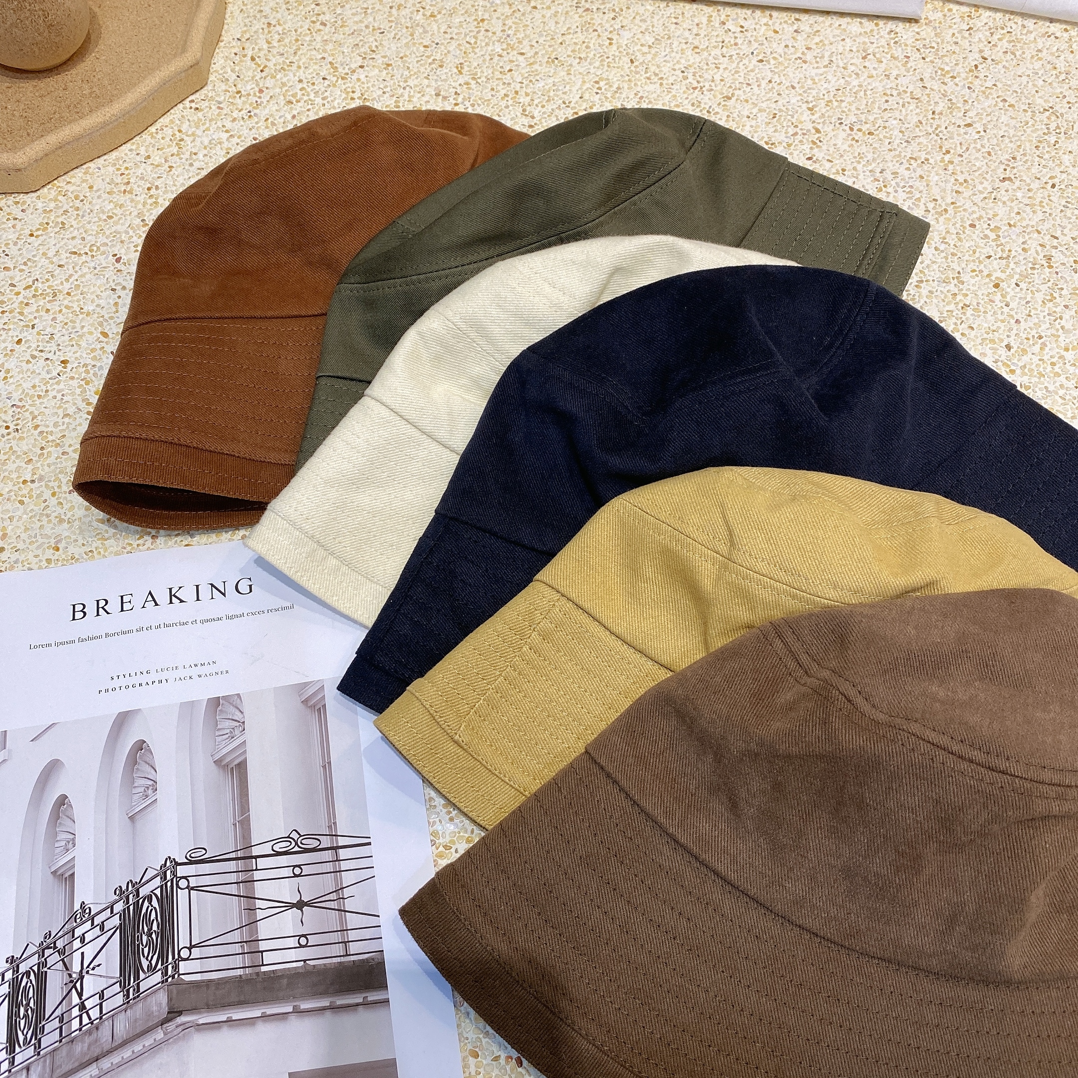 韓國窄版漁夫帽/六色