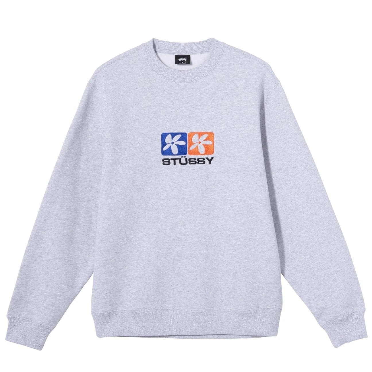 [現貨] Stussy 2 Flower Crew "Grey"