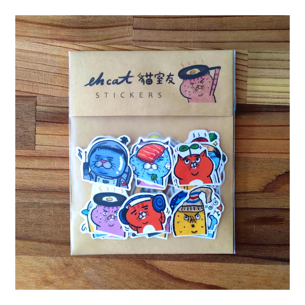 【ehcat貓室友】貓室友角色貼紙包