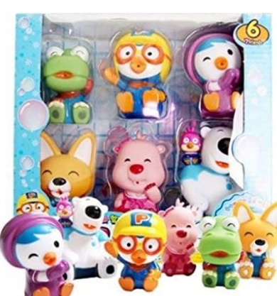 Pororo沖涼噴水玩具(6pcs/5pcs)