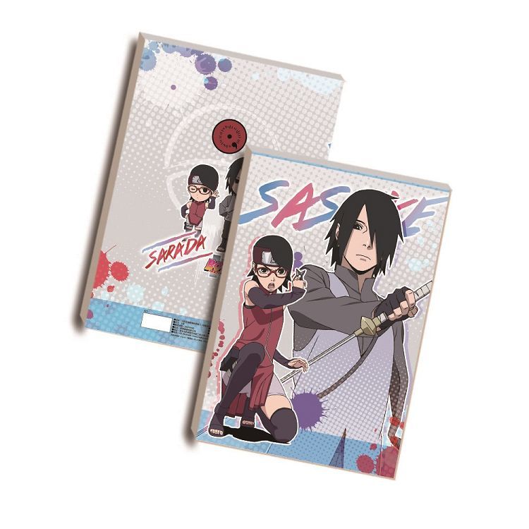 火影忍者劇場版慕留人-16K膠裝筆記本-佐助&紗羅妲