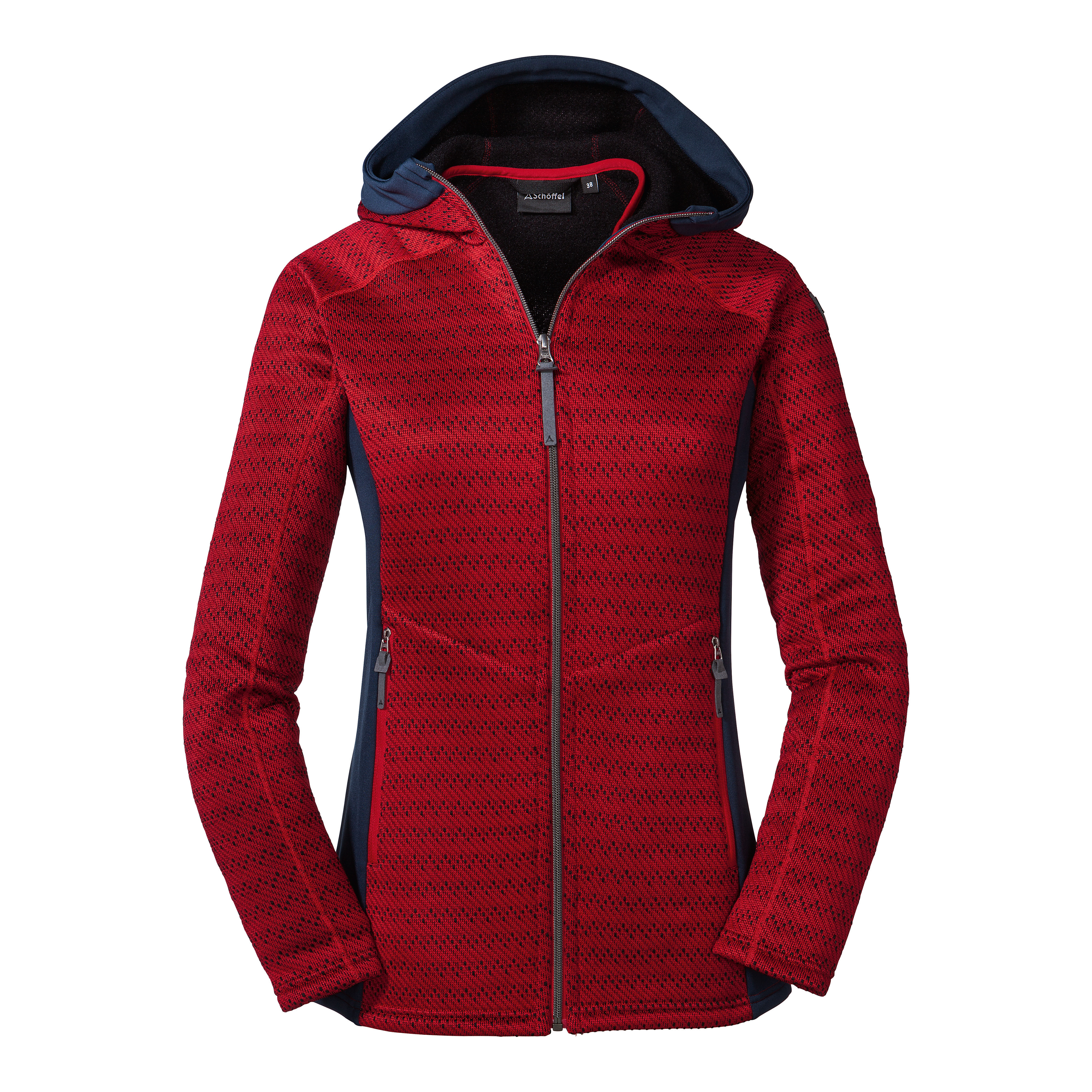 【Schoffel】女保暖透氣連帽外套 / 0SL10-12755-熱情紅、米　黃