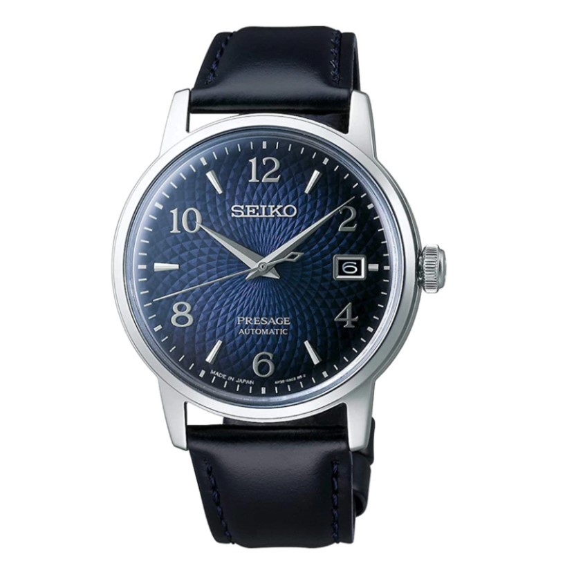SEIKO Presage Manhattan雞尾酒扭索紋機械錶 SRPE43J1 SARY165