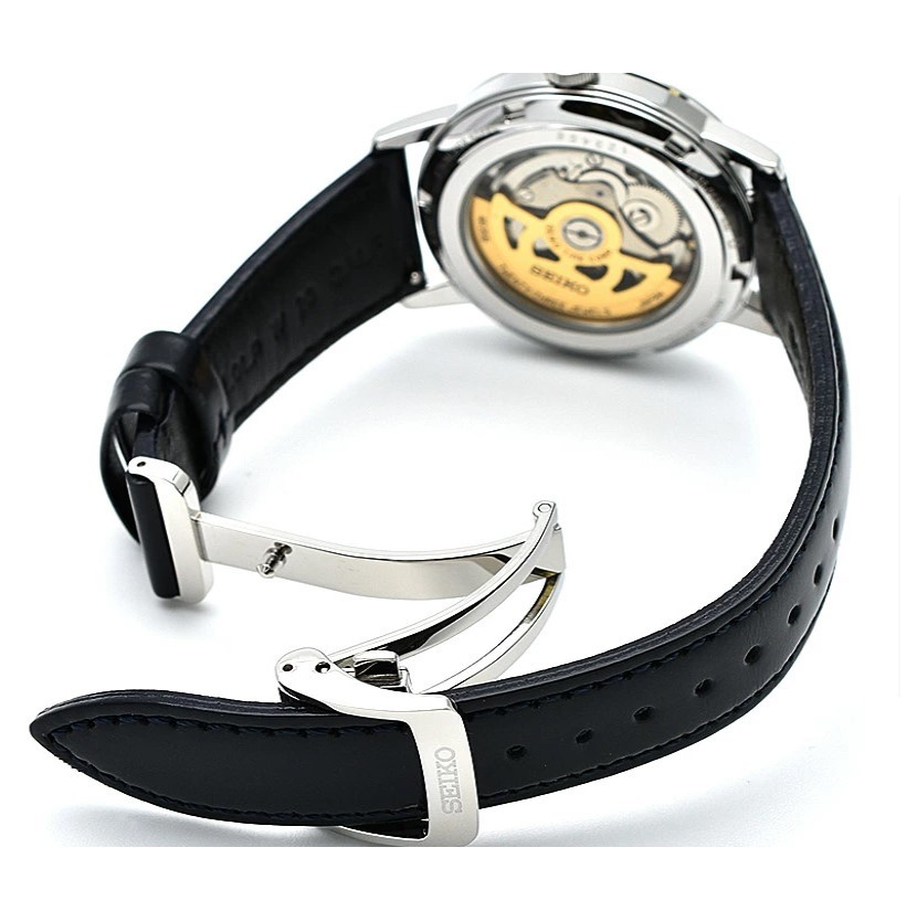 SEIKO Presage Manhattan雞尾酒扭索紋機械錶 SRPE43J1 SARY165
