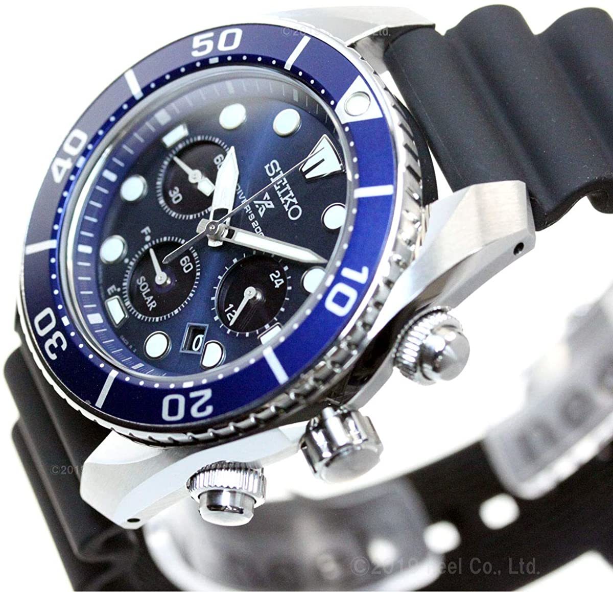 Seiko PROSPEX  太陽能計時碼錶 200M 防水 SBDL063