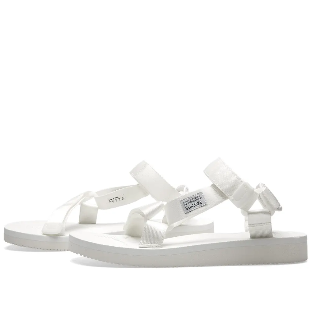 [出清商品售出無退換] SUICOKE DEPA-C OG-022C 白色 加厚 涼鞋 尼龍 耐磨底 魔鬼氈【SK022CWH】