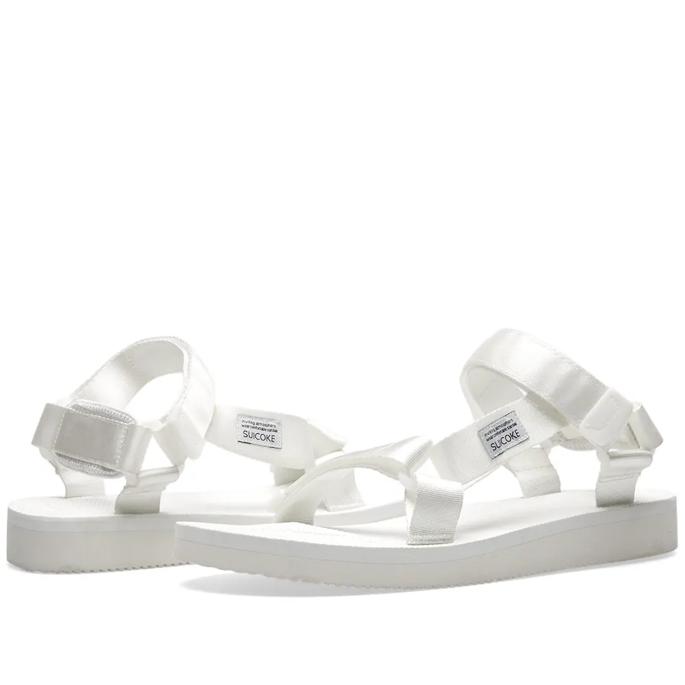 [出清商品售出無退換] SUICOKE DEPA-C OG-022C 白色 加厚 涼鞋 尼龍 耐磨底 魔鬼氈【SK022CWH】