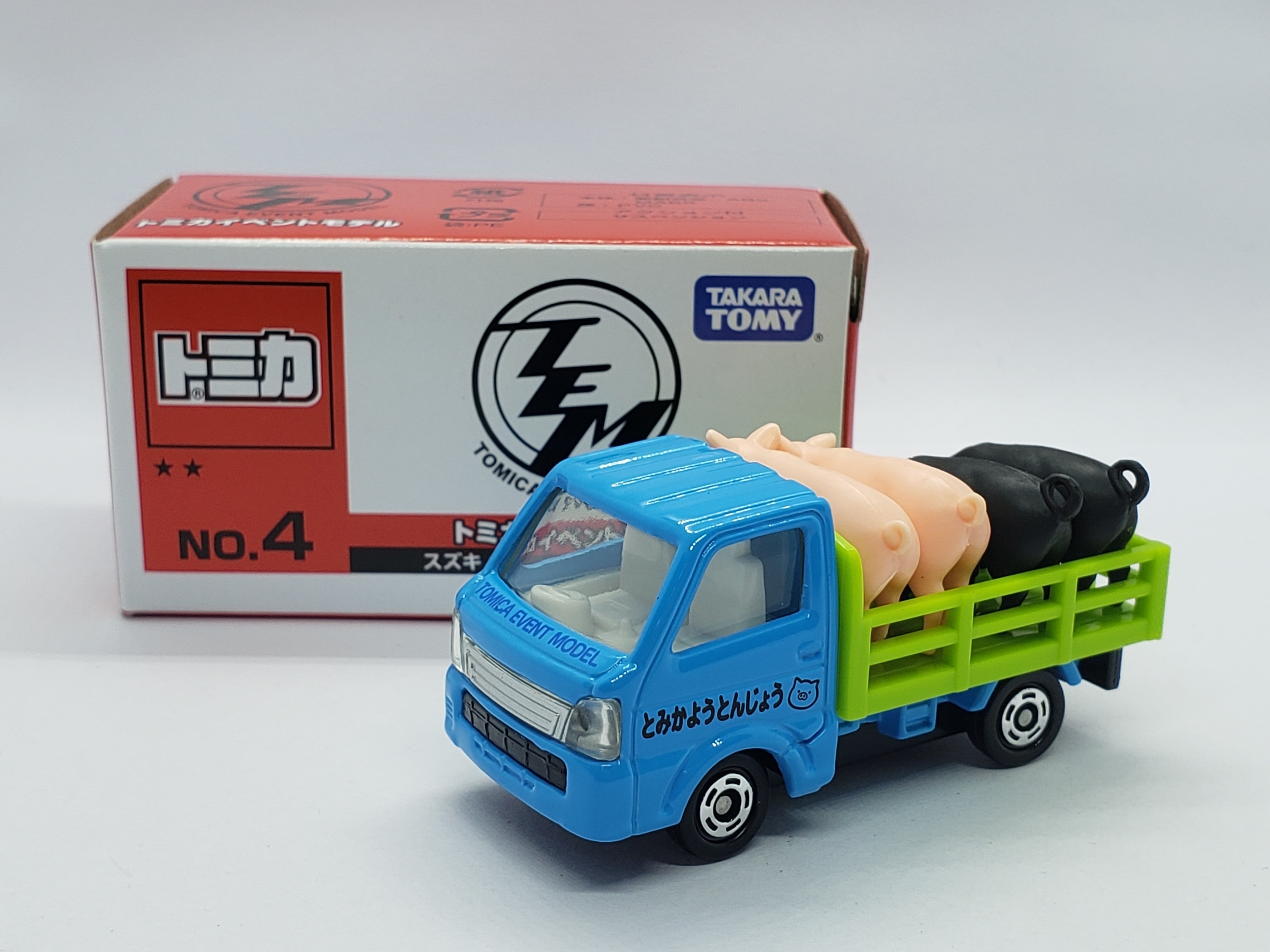 Tomica Kappa Sushi Event Truck Glow-in-the-Dark Squid Toy Vehicle