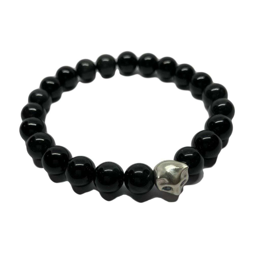 BBM 8mm黑曜石 w/托帕石貓眼 (NB-05)