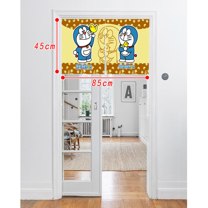 哆啦a夢卡通門簾(85x45cm)_小雞黃