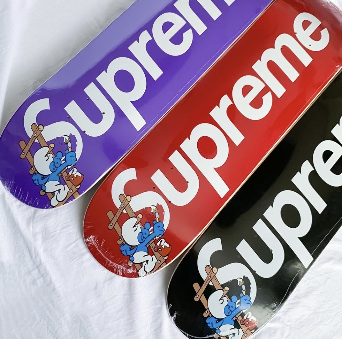 Supreme®/Smurfs™ Skateboard (3Colors)
