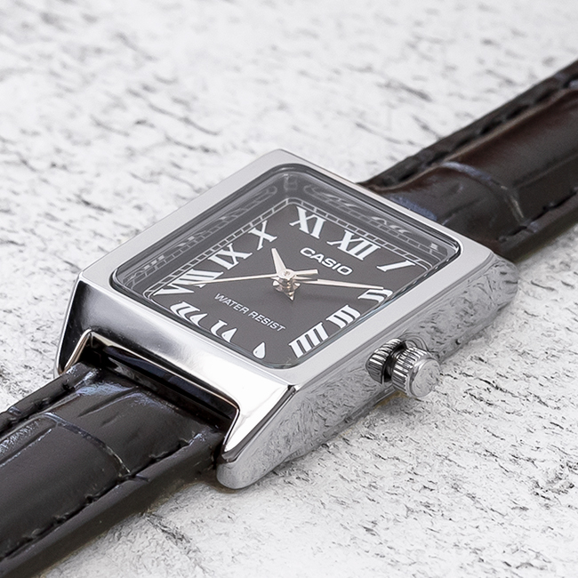 Casio LTP-V007L-1B 22mm Ladies Leather Strap Vintage Watch