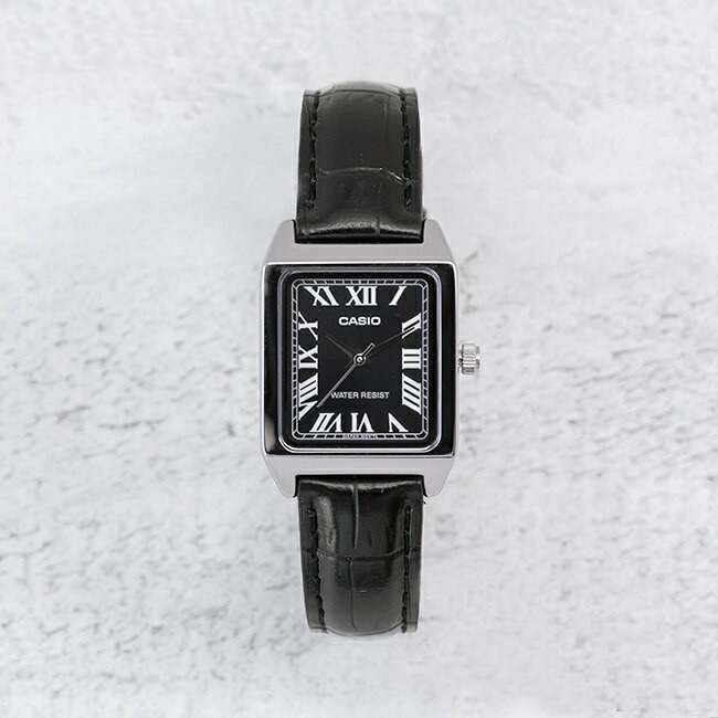 Casio LTP-V007L-1B 22mm Ladies Leather Strap Vintage Watch