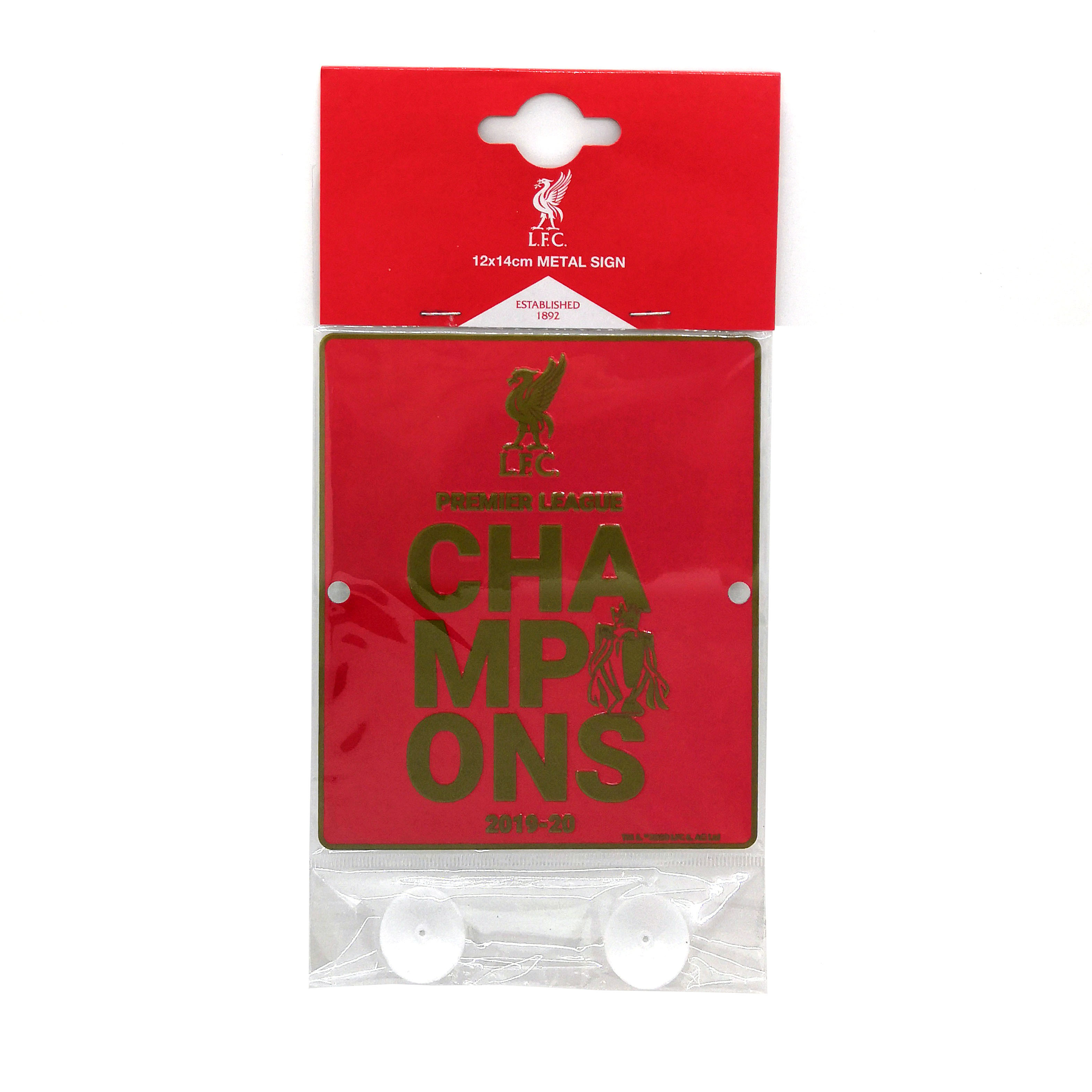 利物浦冠軍系列小紅色鐵牌