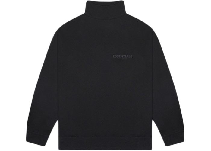 [現貨] FEAR OF GOD ESSENTIALS Pull-over Mockneck "Black"