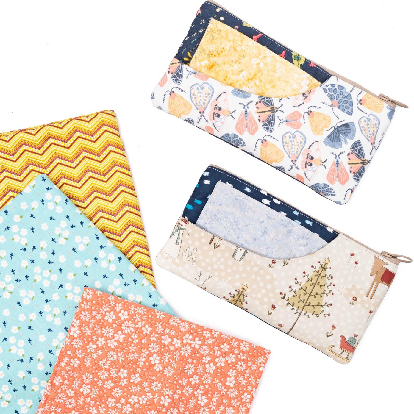 販售原尺寸【紙型】(斜邊/方形雙口袋萬用包)