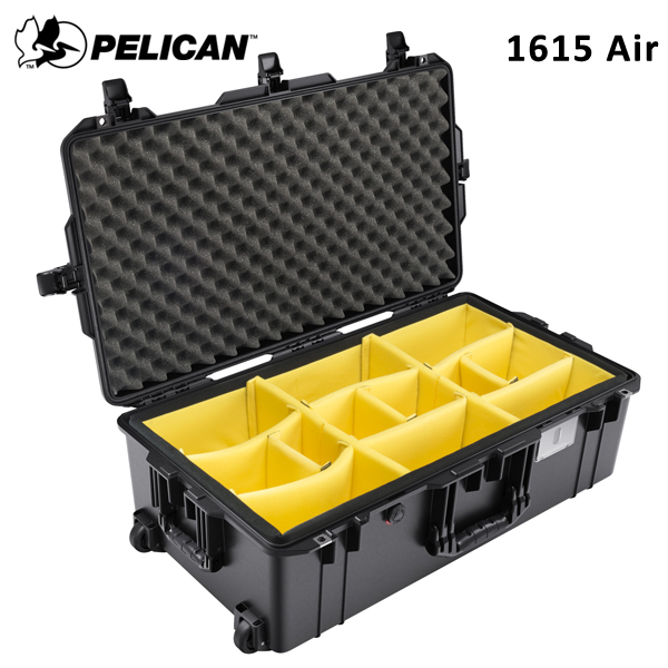 PELICAN 【1615 Air 三款可選】輕量化版防撞防水氣密箱，拉車提箱拉桿